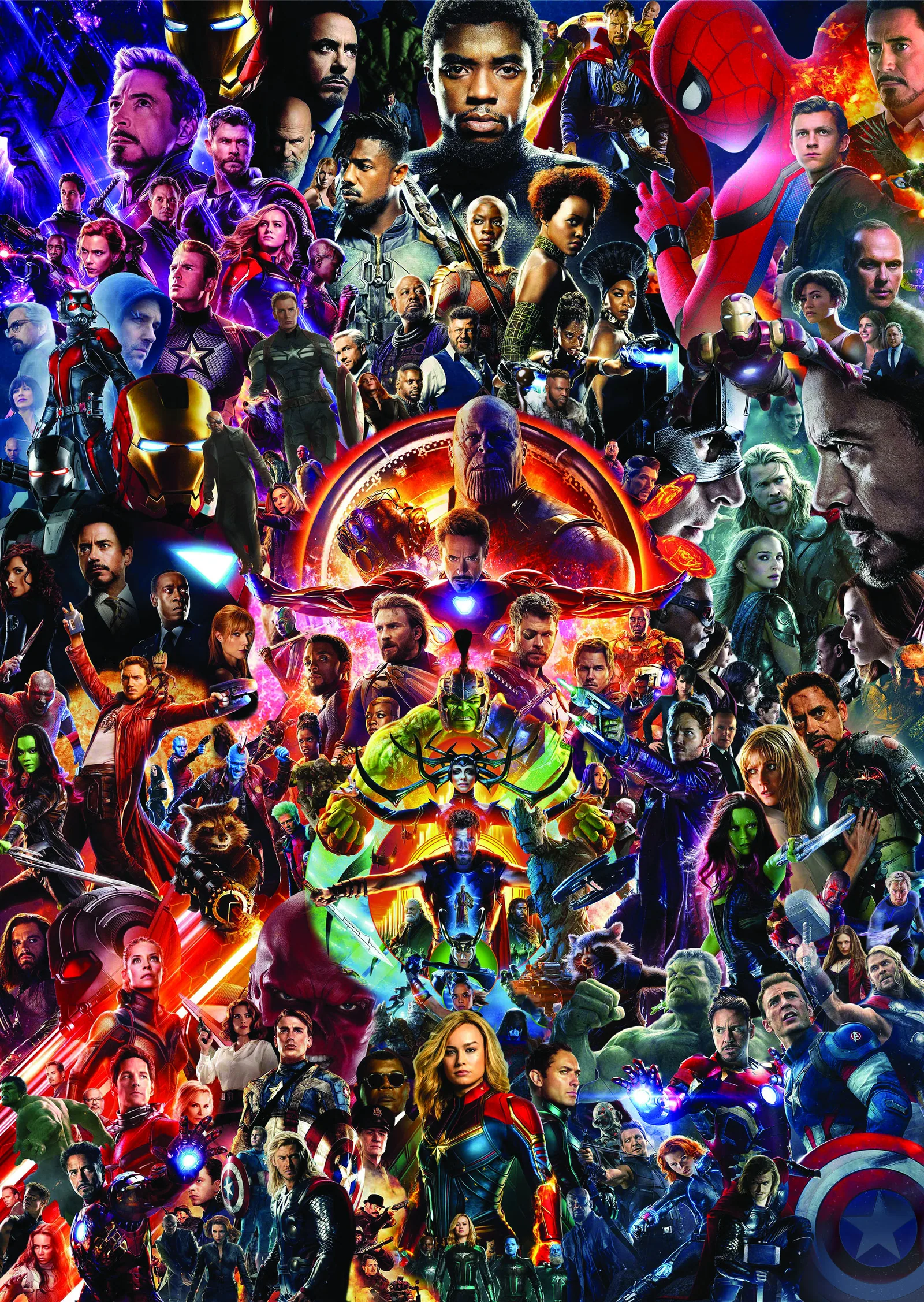 Постер «Marvel (Марвел) Супергерои и суперзлодеи»