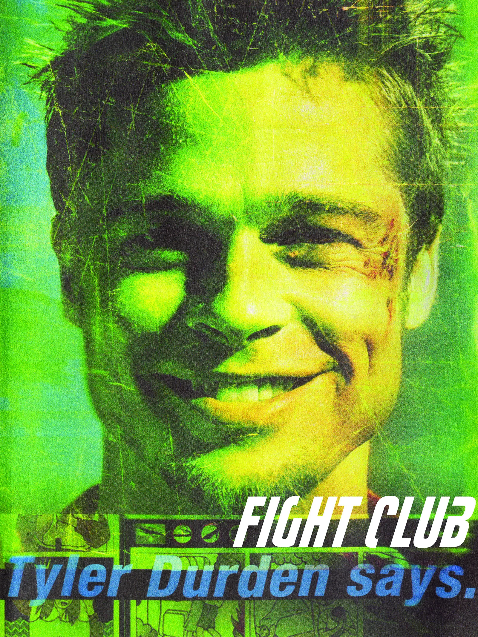 Постер «Кино Бойцовский Клуб Брэд Питт (Fight Club)»