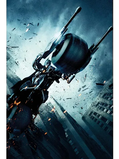 Постер «Бэтмен (Batman) на бэтподе»
