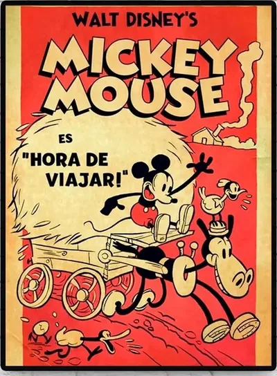 Постер «Ретро Микки Маус (Mickey Mouse)»
