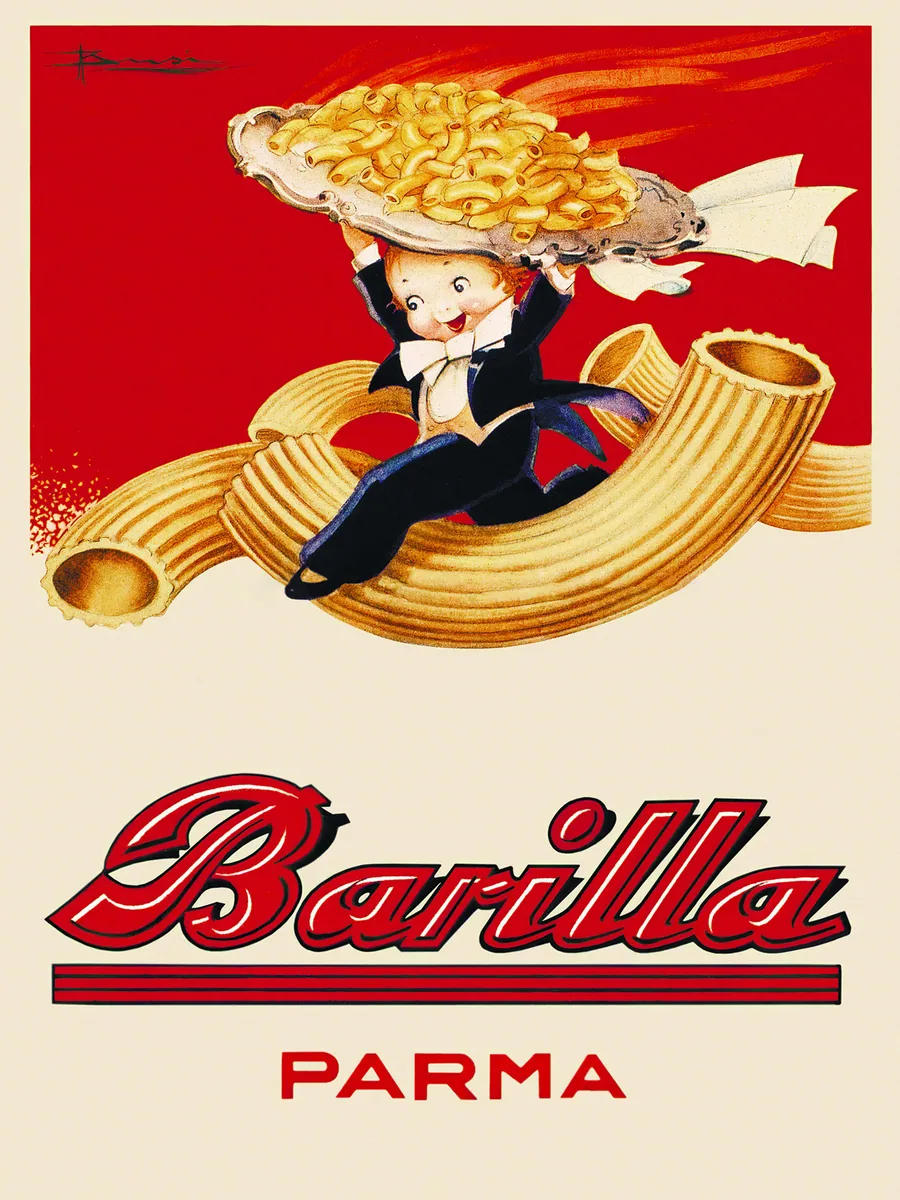 Постер «Ретро реклама Barilla»