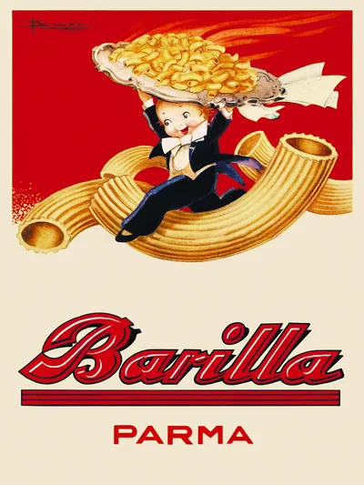 Постер «Ретро реклама Barilla»