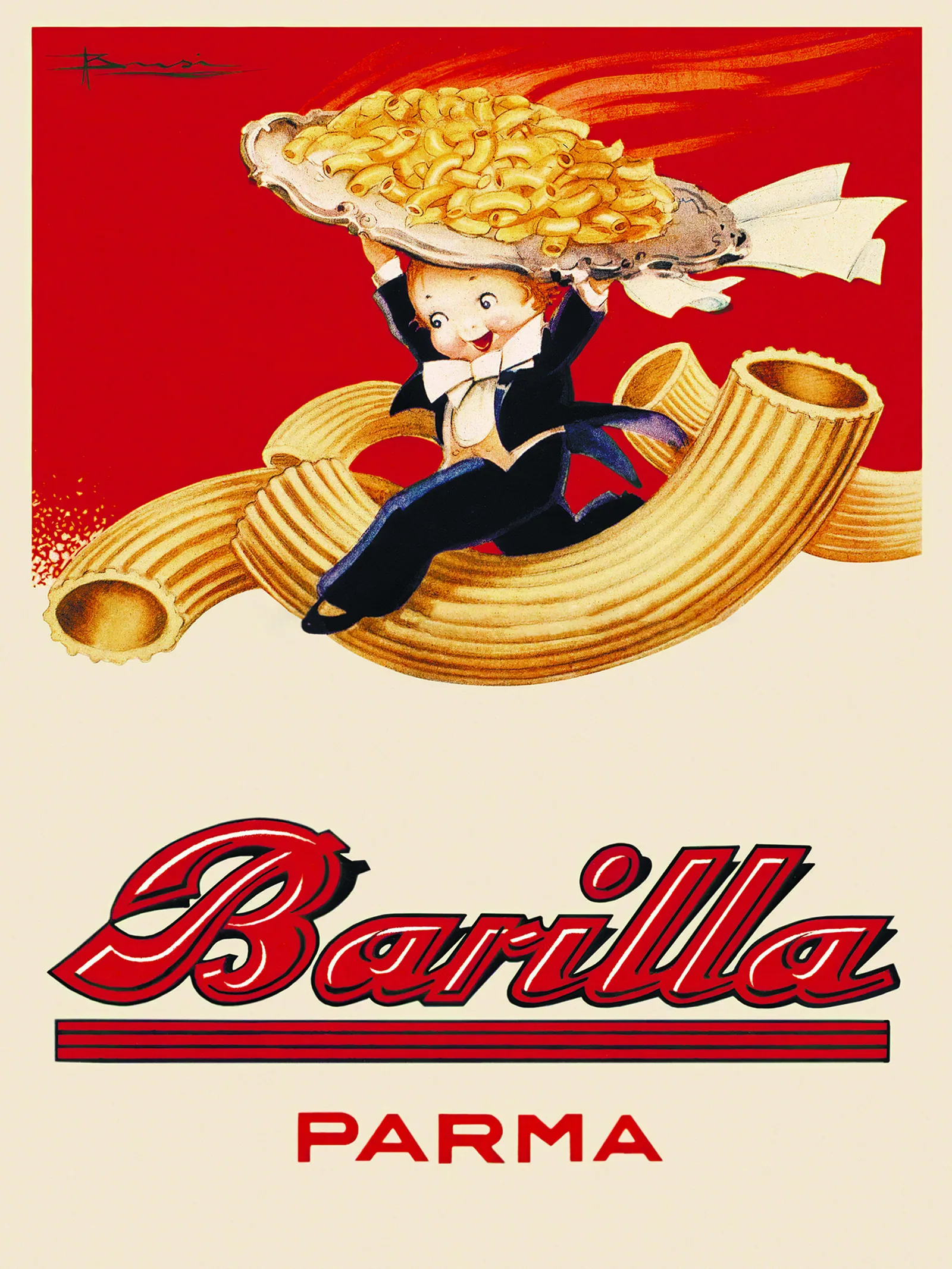 Постер «Ретро реклама Barilla»