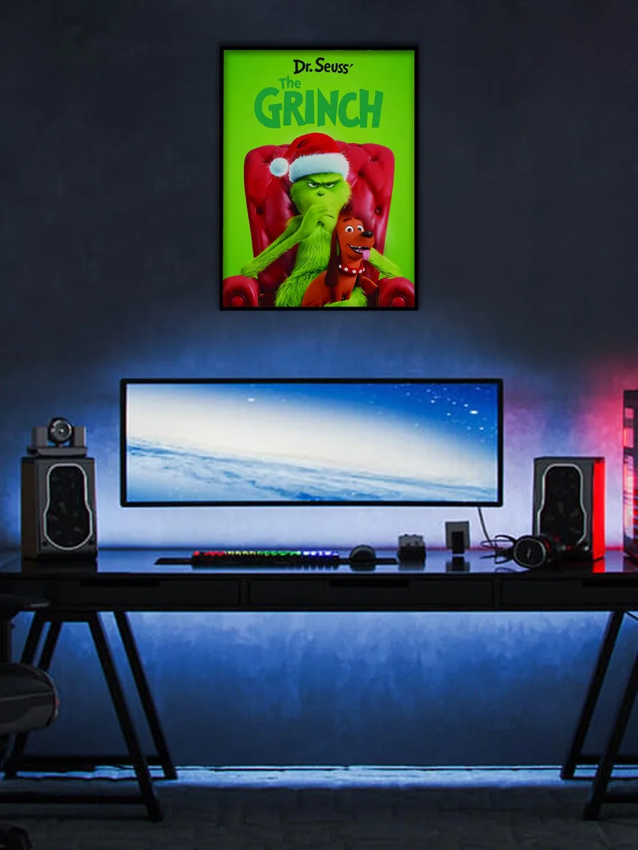 Постер «Мультфильм Гринч (The Grinch)» в комнате подростка