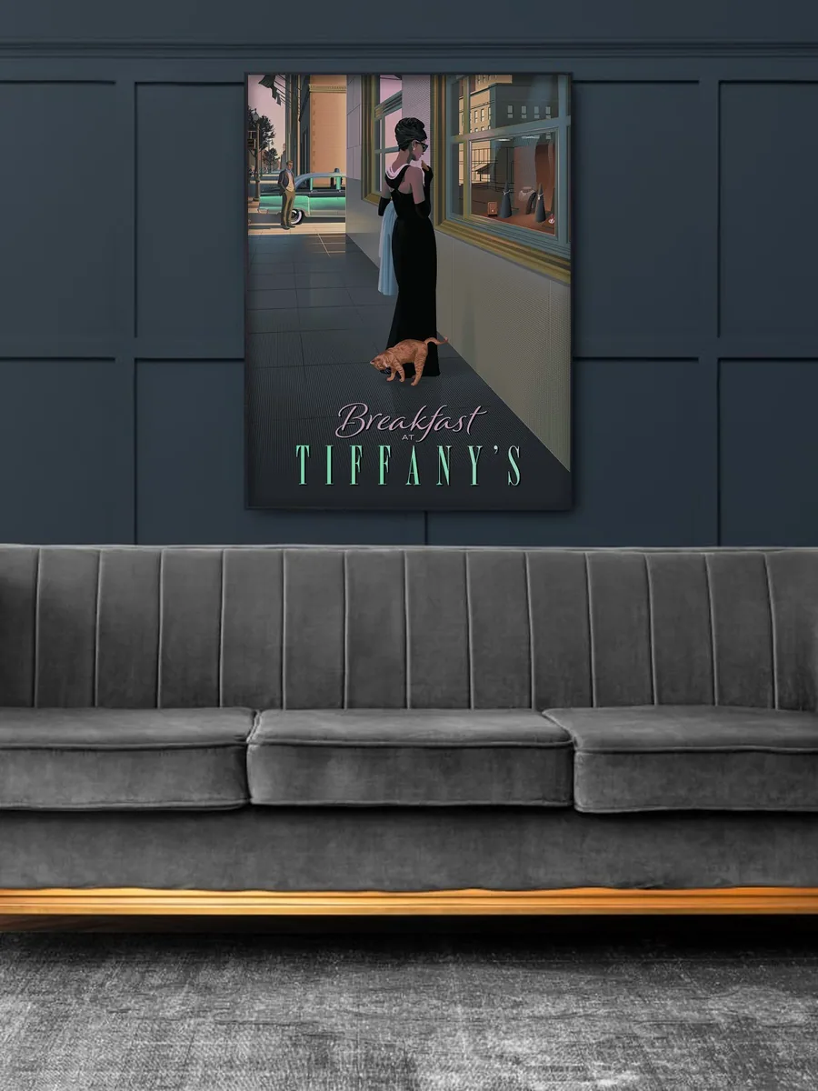 Постер «Кино Завтрак у Тиффани (Breakfast at Tiffany's)» в гостиной