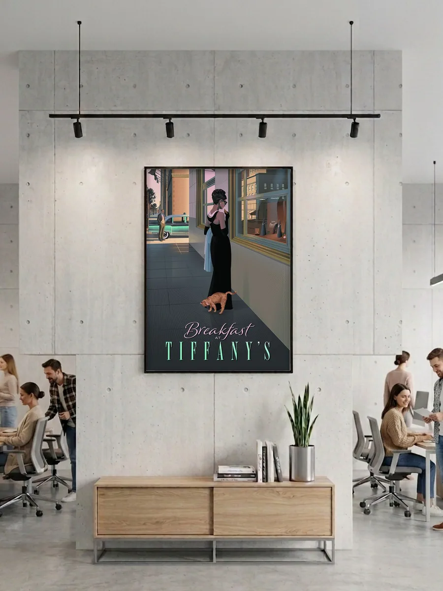 Постер «Кино Завтрак у Тиффани (Breakfast at Tiffany's)» в кабинете