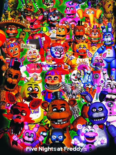Постер «Игра Five Nights At Freddy's (FNAF)»