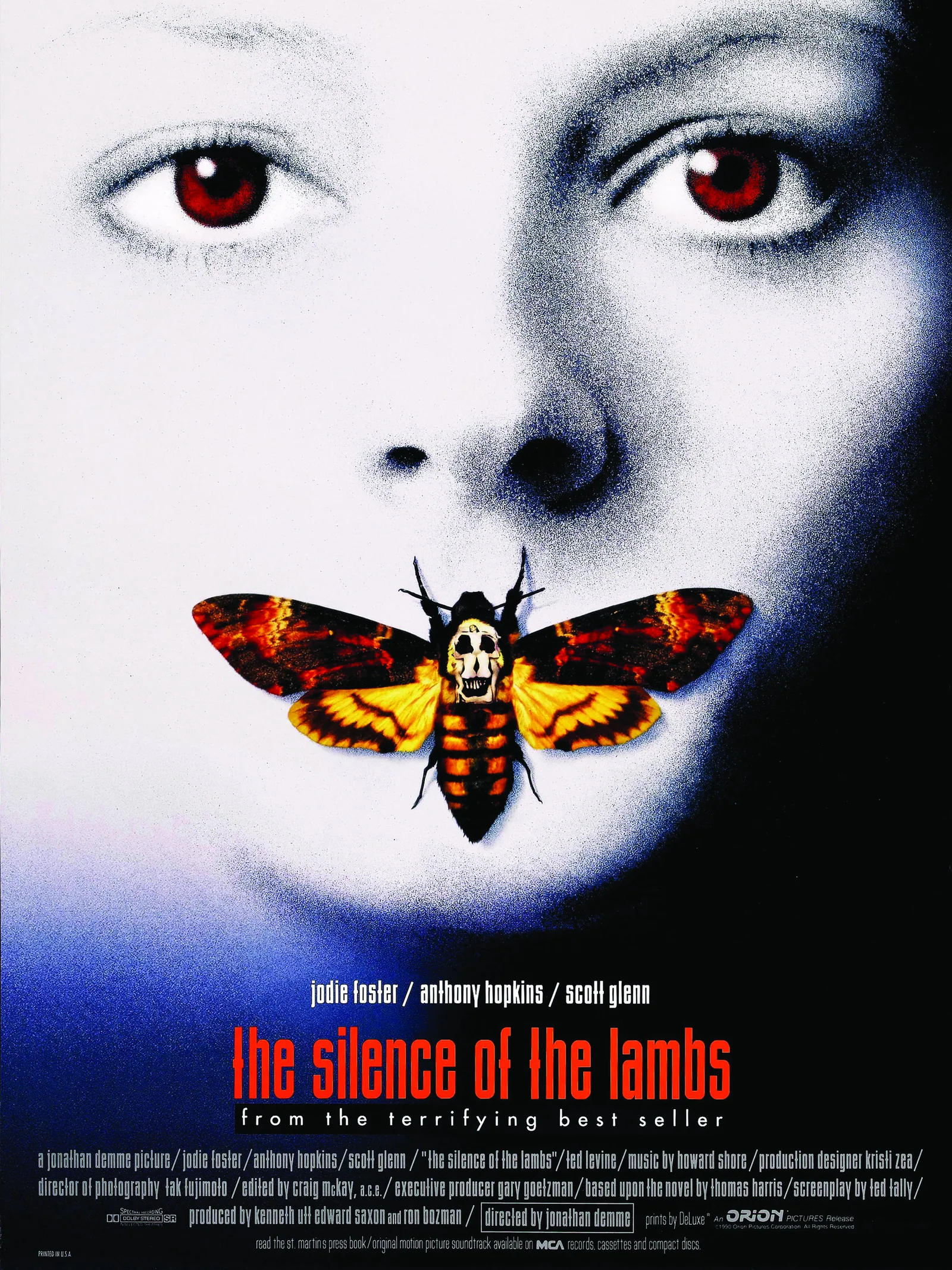 Постер «Кино Молчание Ягнят (The silence of the lambs)»