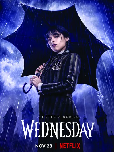 Постер «Сериал Уэнсдэй (Wednesday)»