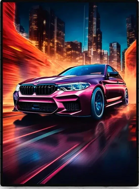 Постер «Авто - BMW M5»