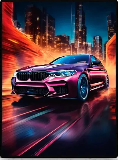 Постер «Авто - BMW M5»