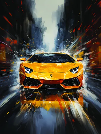 Постер «Авто - Lamborghini»