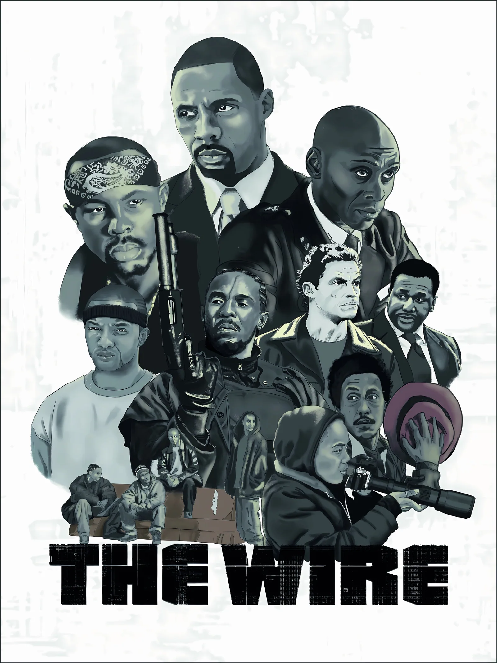 Постер «Сериал "Прослушка" (The Wire)»