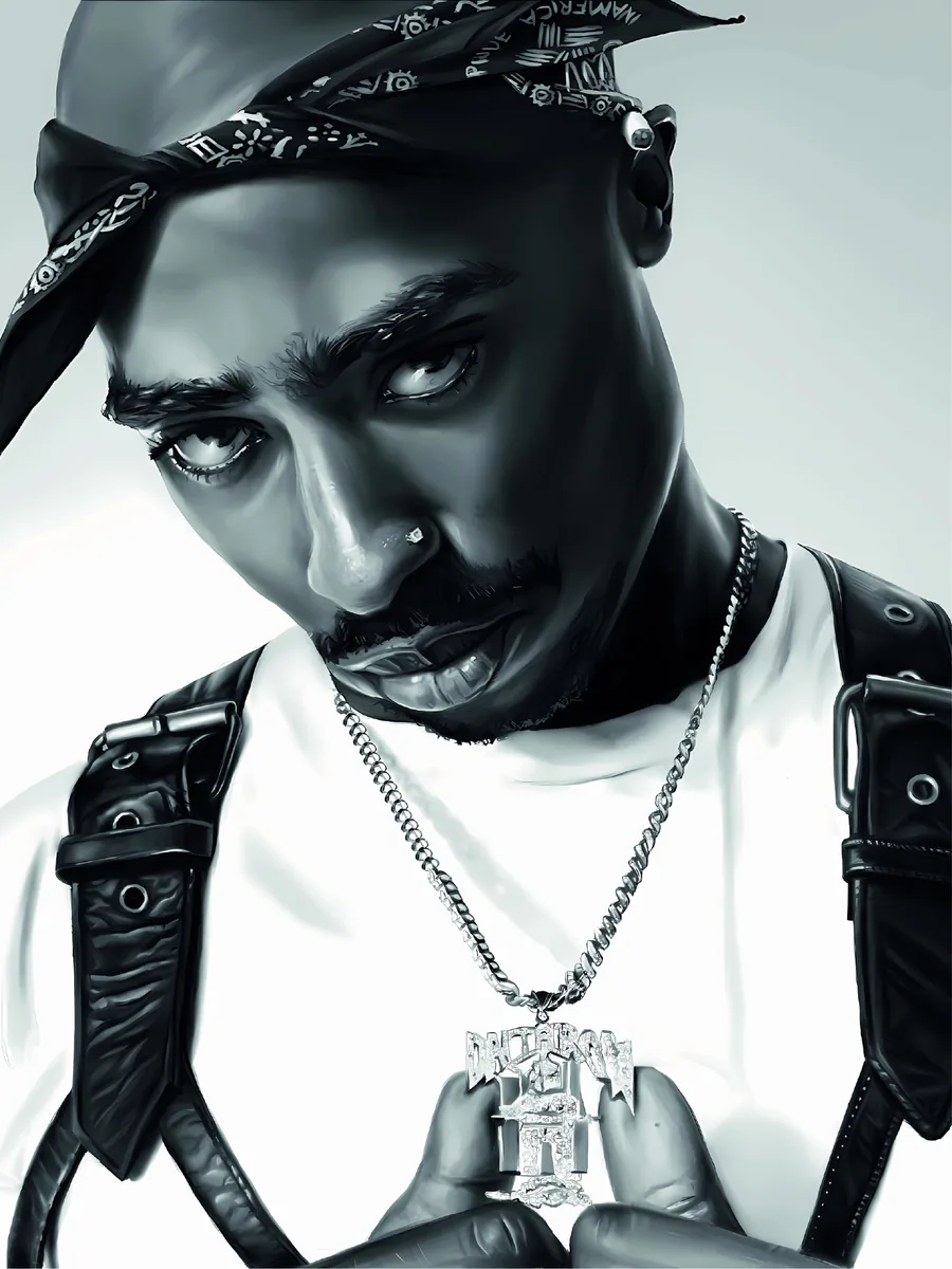 Постер «Рэпер Тупак Шакур (2pac)»