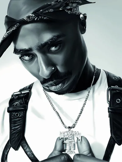 Постер «Рэпер Тупак Шакур (2pac)»