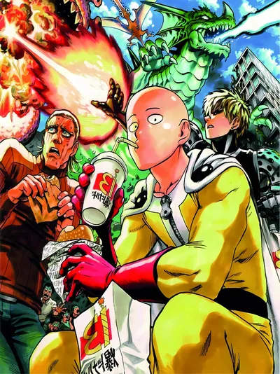 Постер «Аниме Ванпанчмен (One-Punch Man)»
