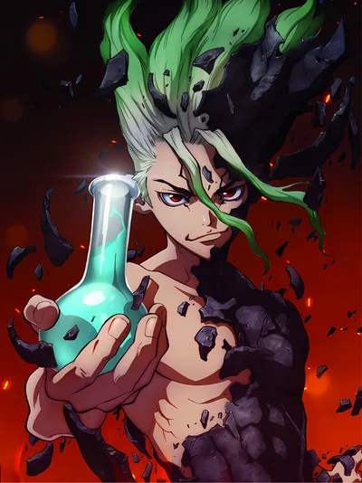 Постер «Аниме Доктор Стоун (Dr Stone)»