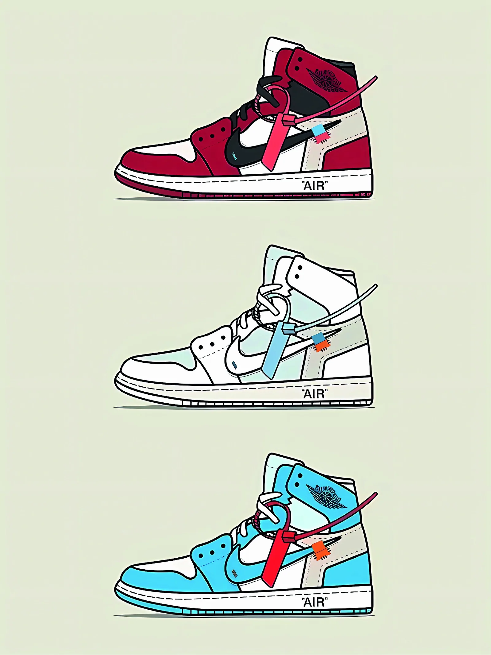 Постер «Кроссовки Air Jordan»