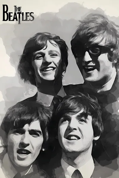 Постер «Группа The Beatles»