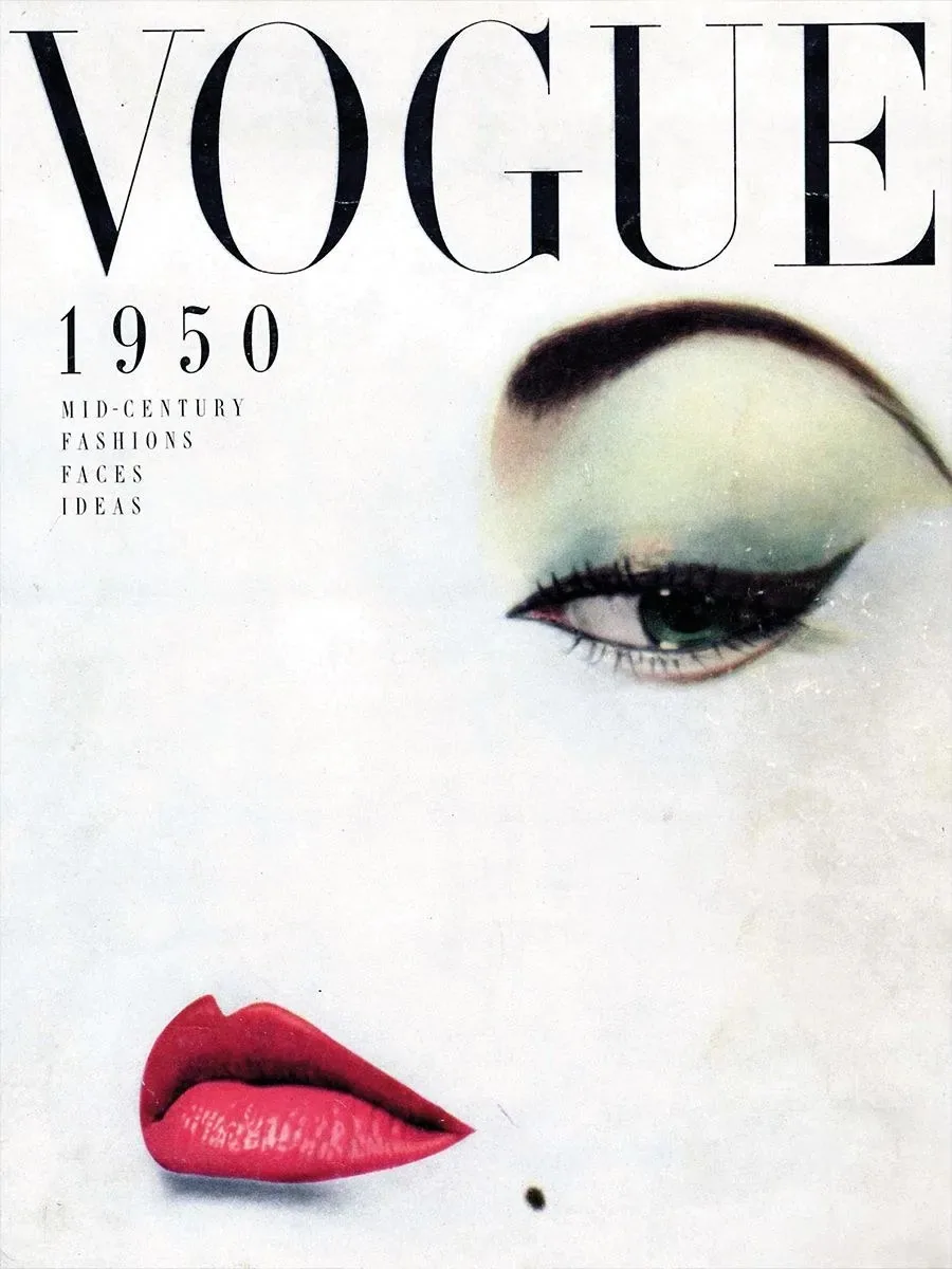 Постер «Ретро обложка журнала Vogue (1950)»