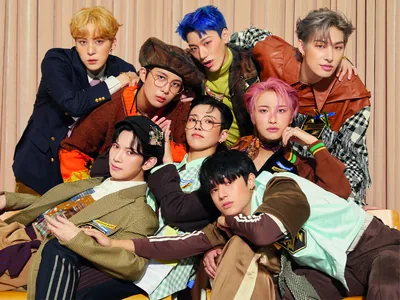 Постер «Ateez K-pop группа»