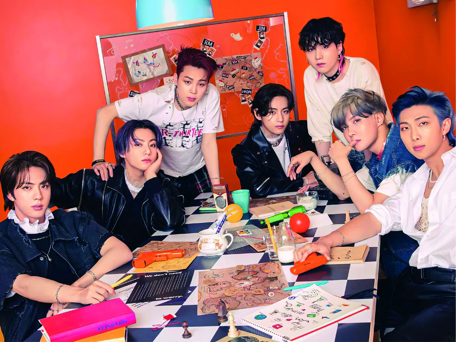 Постер «BTS (БТС) K-pop группа»