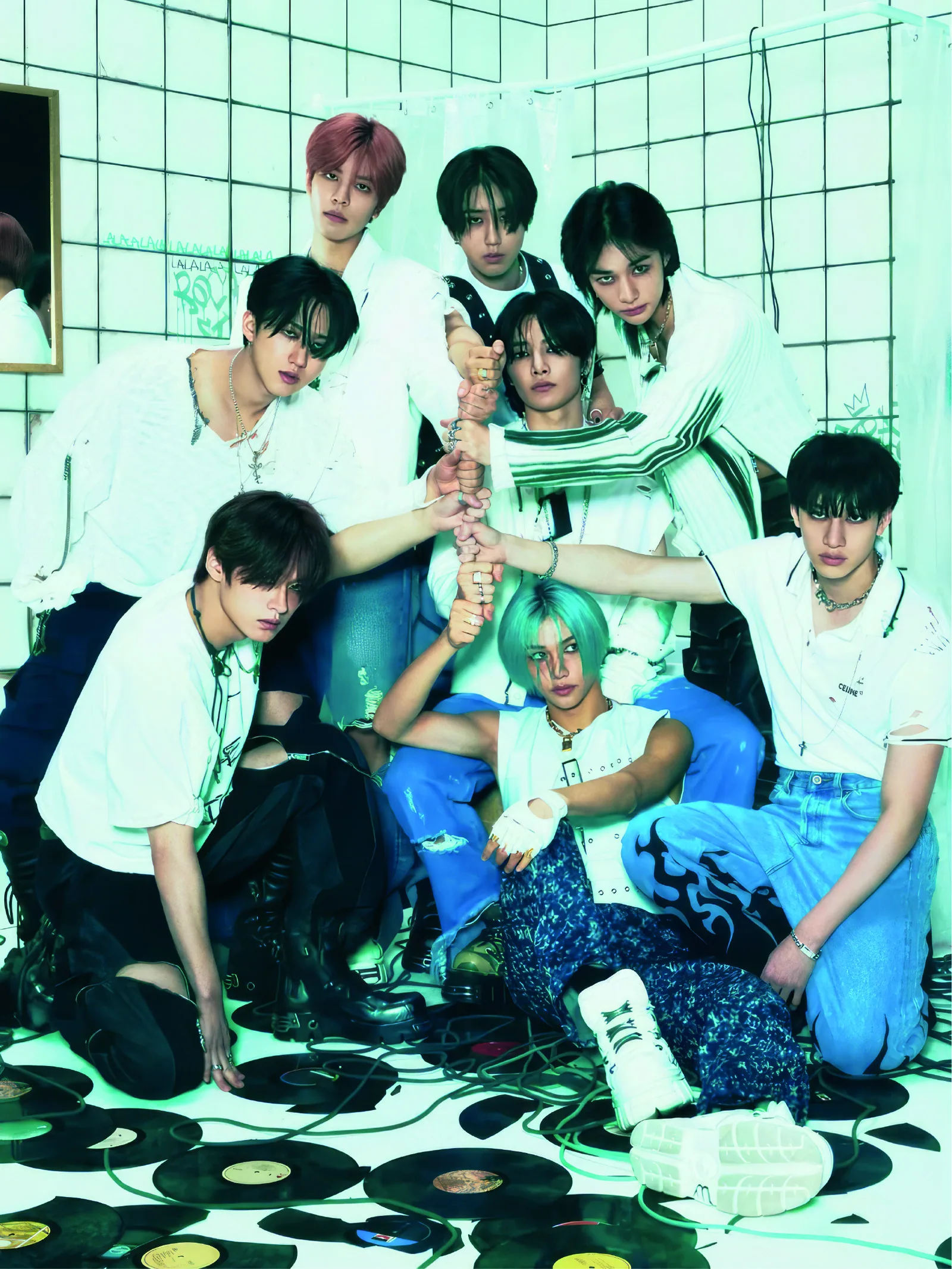 Постер «Stray Kids K-pop группа»