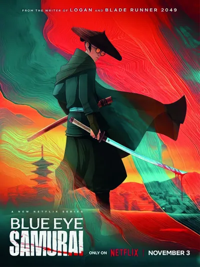 Постер «Голубоглазый Самурай (Blueye Samurai) Аниме»