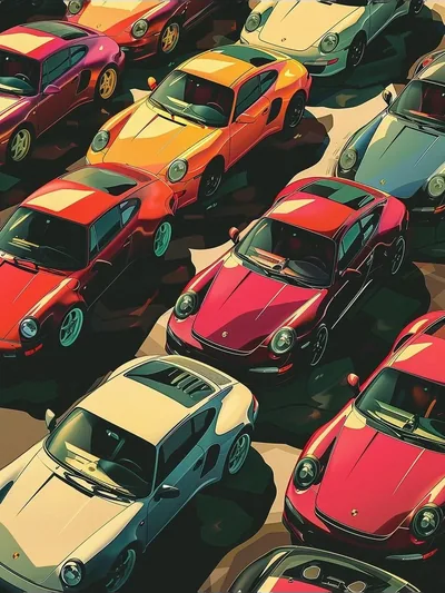 Постер «Авто - Porsche 911»