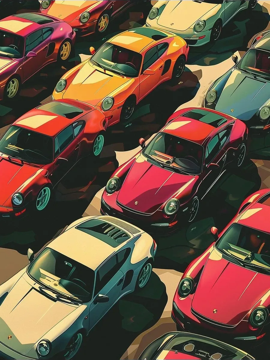 Постер «Авто - Porsche 911»