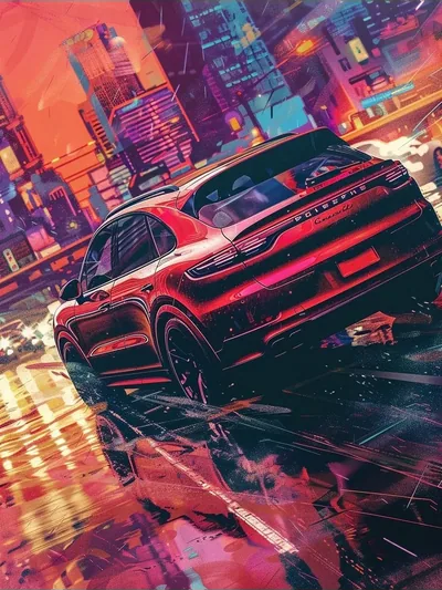 Постер «Авто - Porsche Cayenne»
