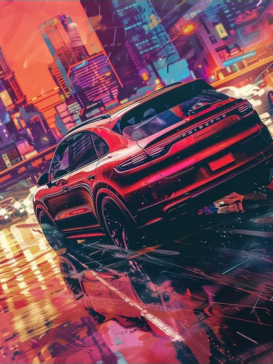 Постер «Авто - Porsche Cayenne»