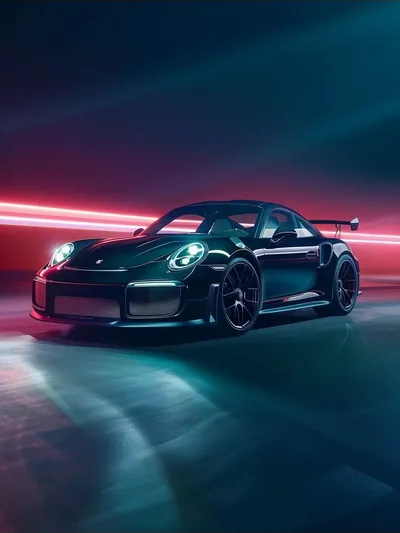 Постер «Авто - Porsche 911 фото»