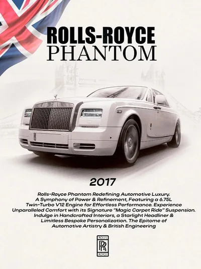 Постер «Авто Rolls-Royse phantom»