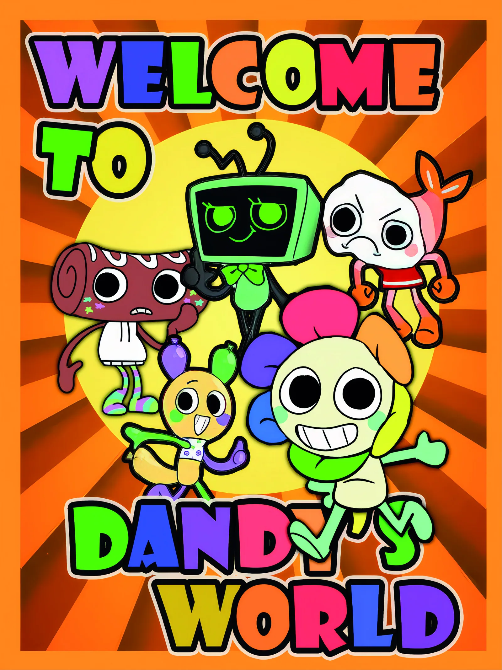 Постер «Игра - Мир Денди Dandy's World»