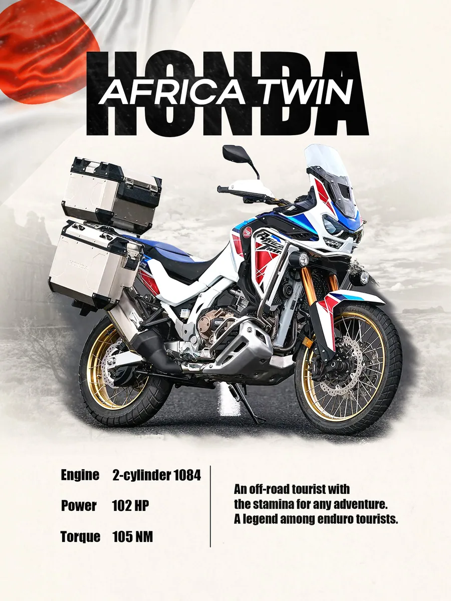 Постер «Мото Honda Africa Twin»