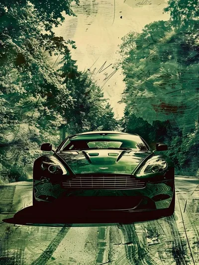 Постер «Авто Aston Martin»