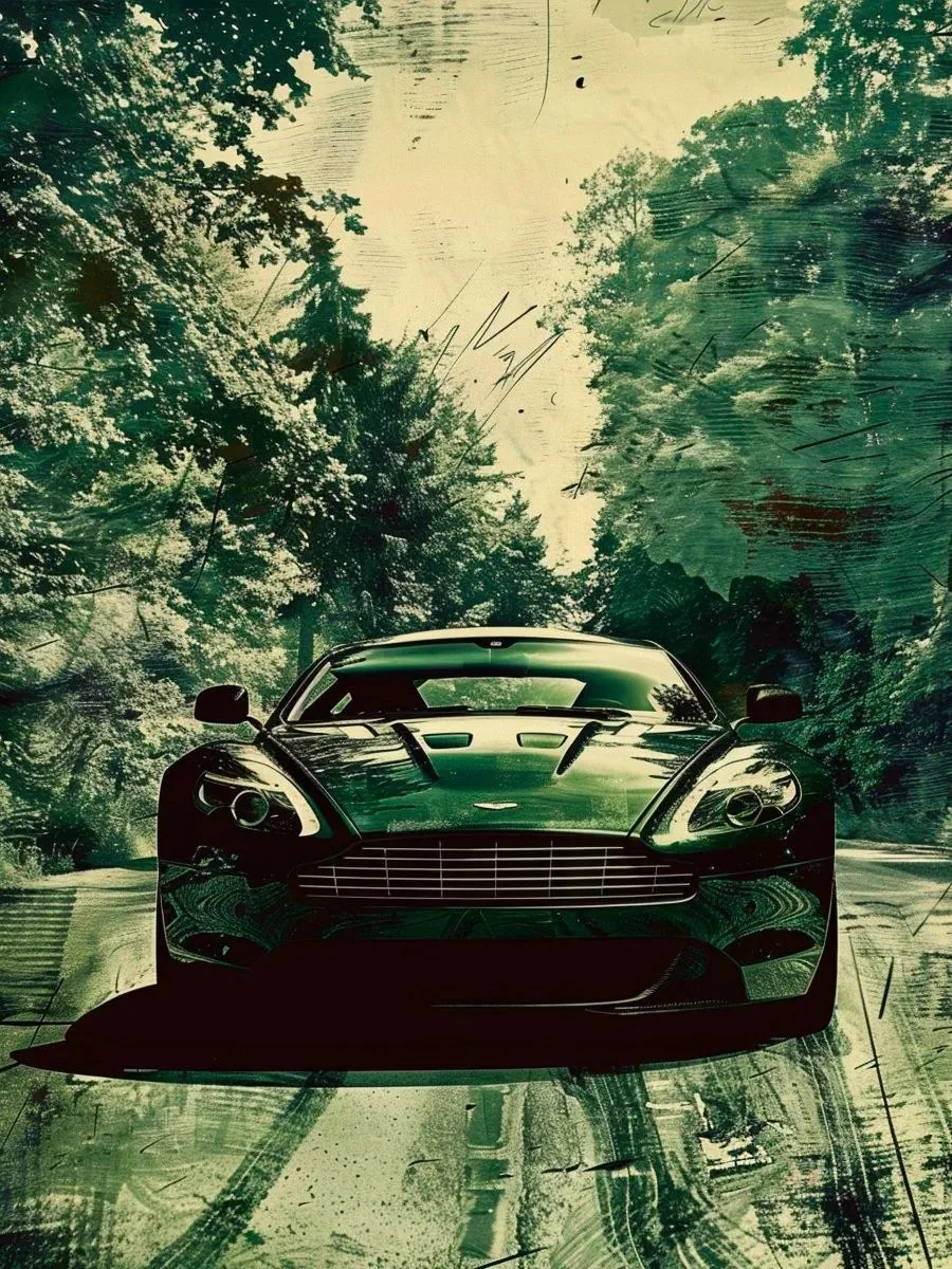 Постер «Авто Aston Martin»