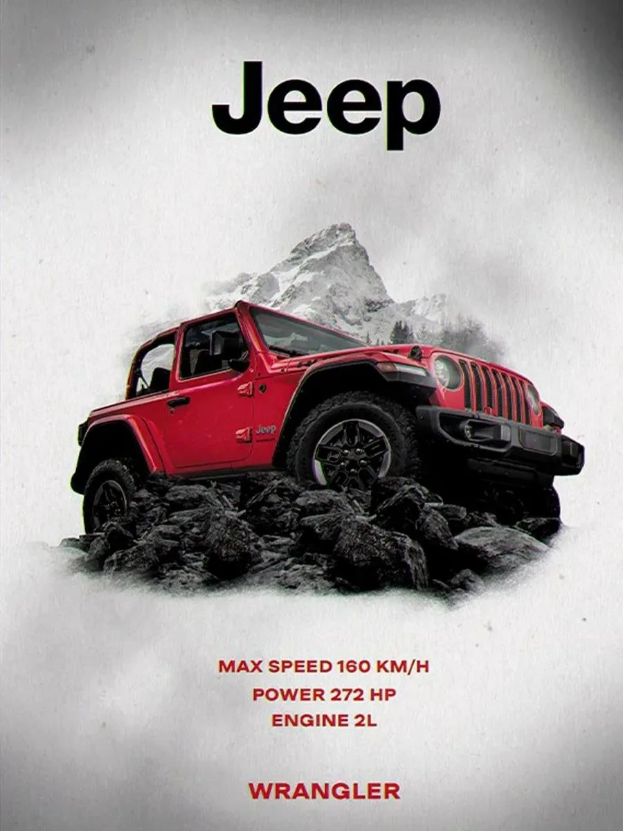 Постер «Авто Jeep»