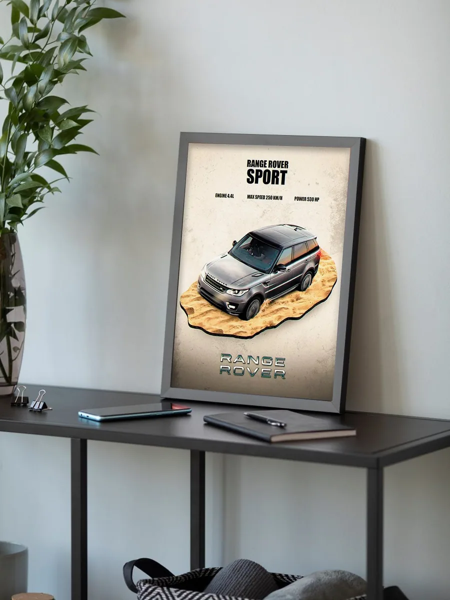 Постер «Range Rover Sport» в кабинете