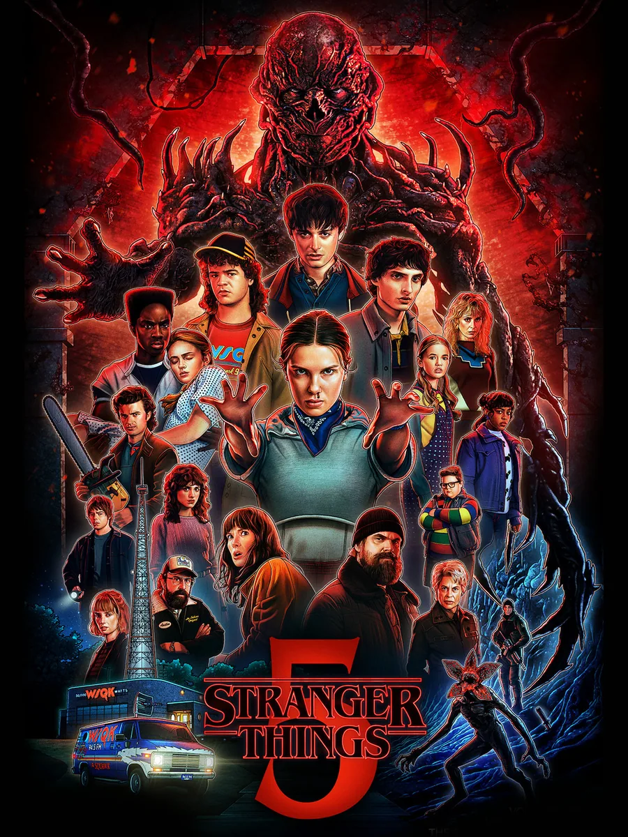 Постер «Сериал Очень Странные Дела 5 сезон (Stranger Things 5)»